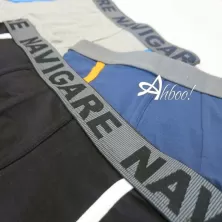 mutande tri-pack boxer Navigare intimo nero, inchiosto e grigio B2997Z