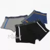 mutande tri-pack boxer Navigare intimo nero, inchiosto e grigio B2997Z