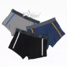 mutande tri-pack boxer Navigare intimo nero, inchiosto e grigio B2997Z