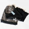 pigiama animalier da donna top + shorts Blu-grigio Nero-Classic MagicDream 8120