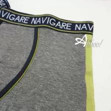 mutande tri-pack boxer intimo uomo Navigare tinta unita jeans navy grigio B2942Z