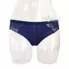 Reggiseno Triangolo + slip brasiliana mutanda Infiore scritte lurex Mar1969