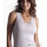 Canottiera intima Moretta 315 CONF. 3 PZ macramè assortiti