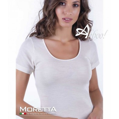 Maglia da donna mezza manica Moretta T5008 maglietta intima