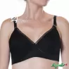 Reggiseno senza ferretto Incrociato Lepel Rita nero