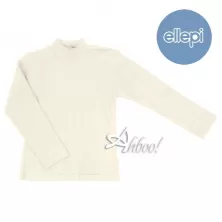 Ellepi maglia lupetto bimbo bimba caldo cotone 3 / 12 anni 7596 - intimo bambino - panna