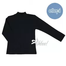 Ellepi maglia lupetto bimbo bimba caldo cotone 3 / 12 anni 7596 - intimo bambino - nero