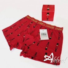 Boxer uomo Enrico Coveri intimo EB1702 Schiaccianoci Rosso o Blu - mutande