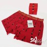 Boxer uomo Enrico Coveri intimo EB1702 Schiaccianoci Rosso o Blu - mutande