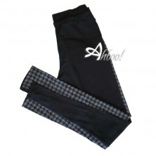 Jadea leggings jacquard vichy 4282 nero