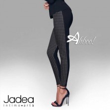 Jadea leggings invernale cotone jacquard vichy 4282 nero