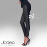 Jadea leggings invernale cotone jacquard vichy 4282 nero