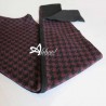 Jadea leggings invernale cotone jacquard vichy 4282 bordeaux