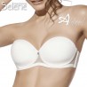 Selene reggiseno fascia Esmeralda con inserti tulle COPPA C