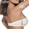 Selene reggiseno a fascia sposa Esmeralda con inserti tulle COPPA C