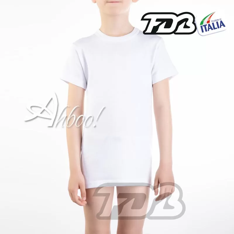 Maglia mezza manica bambino cotone interlock Fdb 32