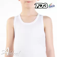 Canotta spalla larga bambino cotone mako' Fdb 18