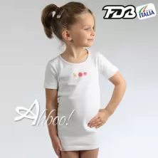 Maglia bambina girocollo cotone interlock Fdb 309s