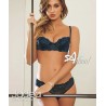 Jadea completino intimo reggiseno a balconcino + slip pizzo bicolore 4249
