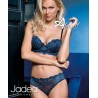 Jadea completino intimo reggiseno a balconcino + slip pizzo bicolore 4249