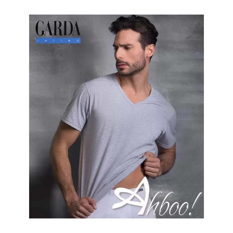 T-shirt uomo easywear collo a V Garda E102 Conf. 6 pz