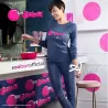 Pigiama donna e ragazza Big Babol Denim melange invernale