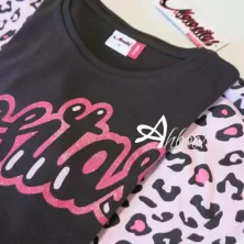 Pigiama donna Morositas pantalone Animalier rosa