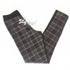 Jadea leggings Principe di Galles filo lurex rosa o nero