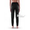Pantalone da donna vita alta sportivo Eletta Milano banda arancione