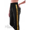 Pantalone vita alta sportivo donna Eletta Milano banda arancione