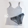 Canottiera + slip animalier in cotone MagicDream