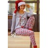 Pigiama Natale Dimensione Danza pantaloni a cuori