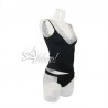 completino intimo donna Canottiera + coulotte pizzo bianco MagicDream