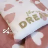Pigiama da donna invernale in soffice coral con cuori e scritta oro Infiore La Nuit