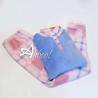 Pigiama donna in soffice coral pantalone tartan rosa Kappa