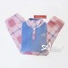 Pigiama da donna invernale soffice coral pantalone tartan rosa Kappa