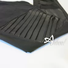 Leggings da donna invernali con toppe biker in eco-pelle Eletta Milano
