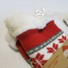 Calze antiscivolo donna Natalizie con renna e Babbo Natale