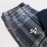 Pigiama  uomo invernale Enrico Coveri punto milano garzato tartan blu EP2067