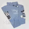 Camicia da notte donna Disney caldo interlock color Denim