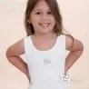 Canottiera bianca bambina