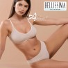 Brassiere rosa senza ferretto reggiseno ragazza shiny glitter Bellissima 144