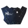 Pigiama uomo estivo Enrico Coveri blu pantalone quadrotti EP1008 di classe