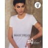 Maglietta intima donna in Fibra di Bamboo Acquamarina MagicDream