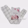 Pigiama Disney donna estivo Minnie Disney pantalone tartan glitter rame