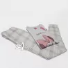 Pigiama donna estivo Minnie Disney pantalone tartan glitter rame