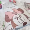 Pigiama da donna estivo Minnie Disney pantalone tartan glitter rame