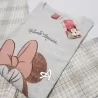 Pigiama donna estivo Minnie Disney pantalone tartan glitter rame ficco rosa
