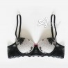 Jadea reggiseno a balconcino + mutandina brasiliana dalie e pizzo Chic cipria