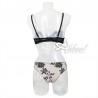 Jadea reggiseno balconcino + brasiliana intimo dalie e pizzo Chic completino intimo donna